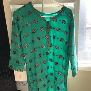 Pakistani Indian Shalwar Kameez with Dupatta